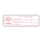 Nevs CMA Hourly IV Tubing Label -I.V. Set 48 Hours 15/16" x 3" White w/Red NTUBE-48 - alternate 1